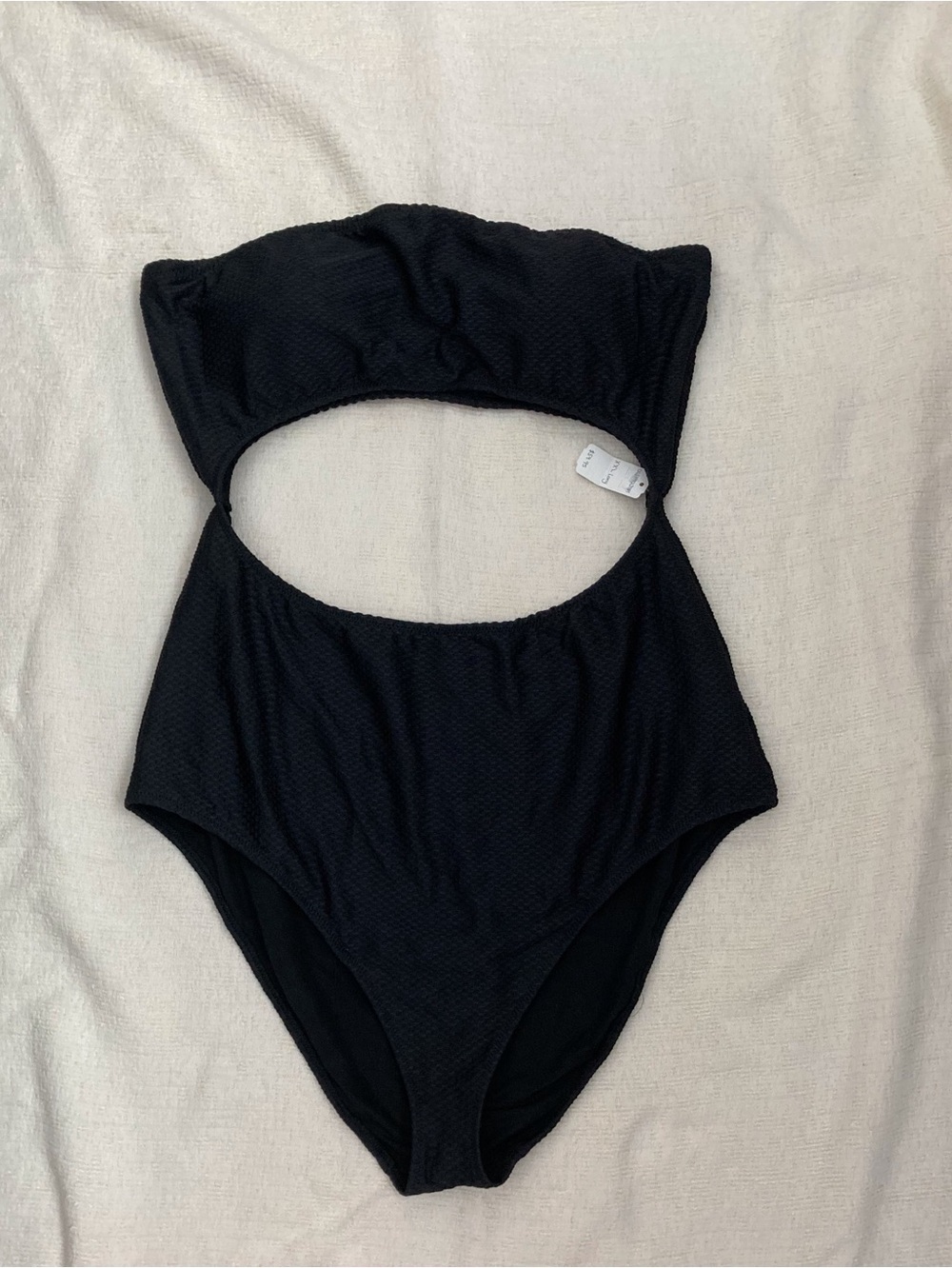 Aerie One Piece Full Coverage Swimsuit | Black Textured | XXL Long / Tall NWT - Picture 12 of 12